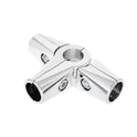 5-way Clamp Walk In Wardrobe Chrome Tubing Hanging Rail System