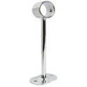 5 Inch Heavy Duty Drop Socket For Walk In Wardrobe Chrome Tubing Hanging Rail System