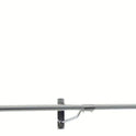 6ft Long Pole +3 Brackets+2 Plastic End Caps-Super Heavy Duty Chrome Plated Wall Mounted Garment Clothes Rail Hanging Shop Display Tubing Rack Diameter Of Pole