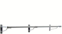 8ft Long Pole +3 Brackets+2 Plastic End Caps-Super Heavy Duty Chrome Plated Wall Mounted Garment Clothes Rail Hanging Shop Display Tubing Rack Diameter Of Pole