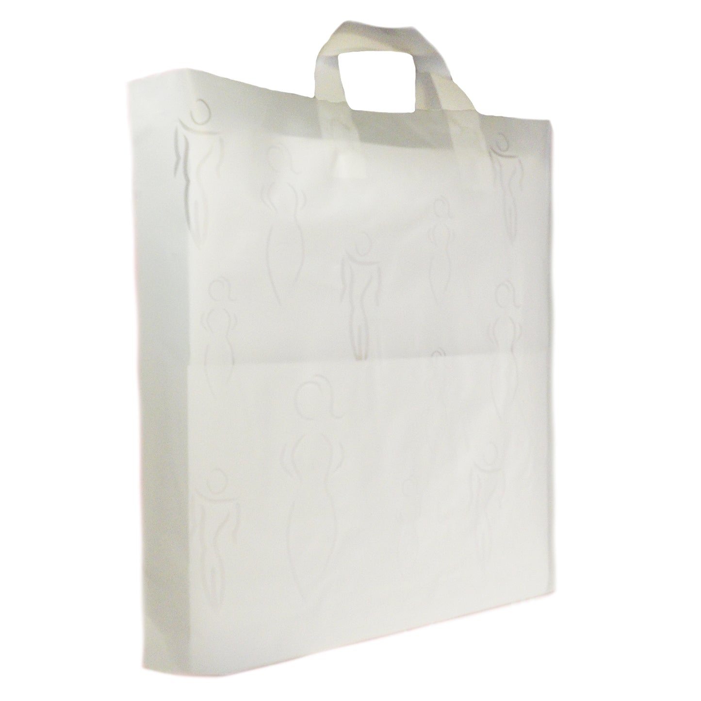 Plastic See Through Lady Design Handle Bags-100