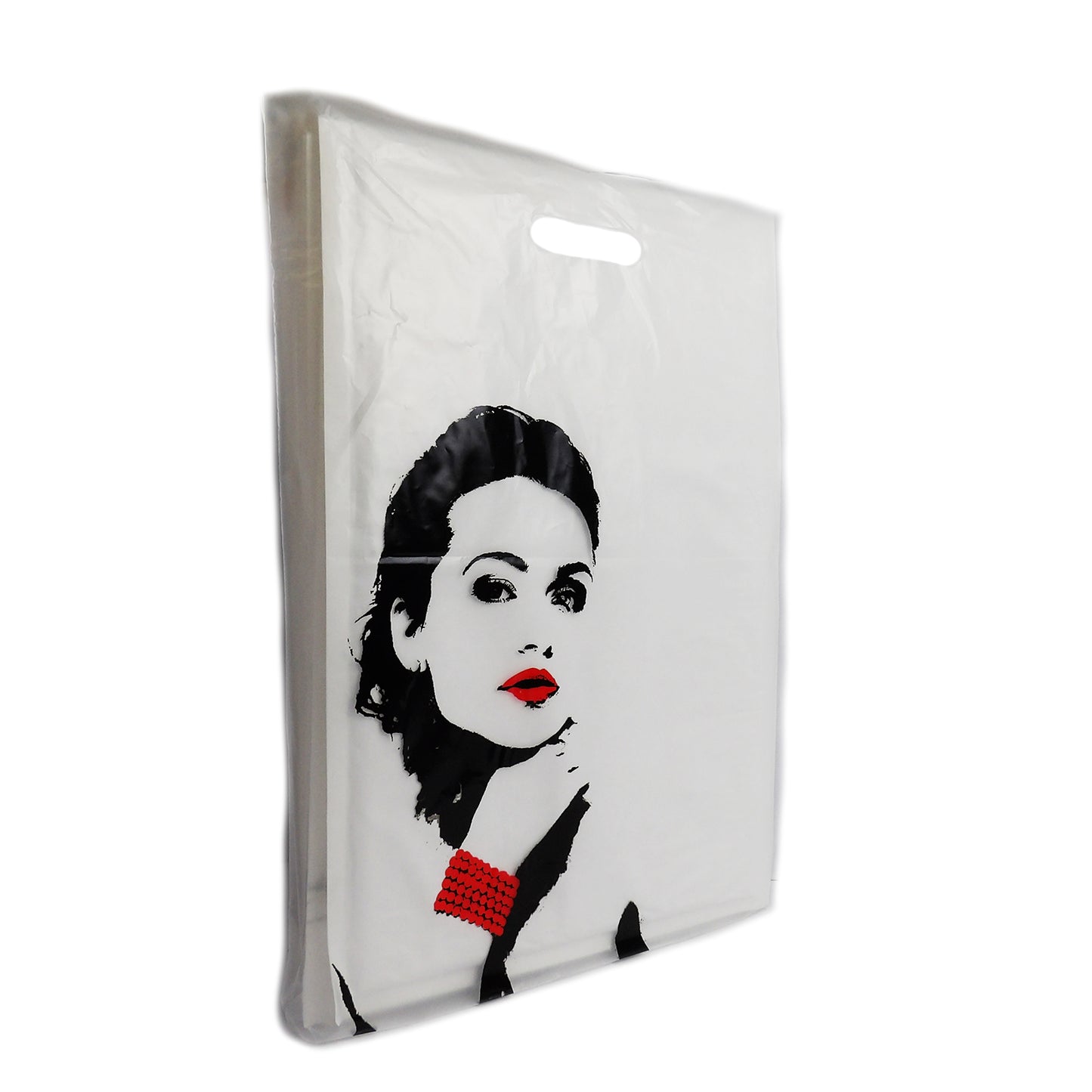 100X Princess Design Plastic Carrier Bags