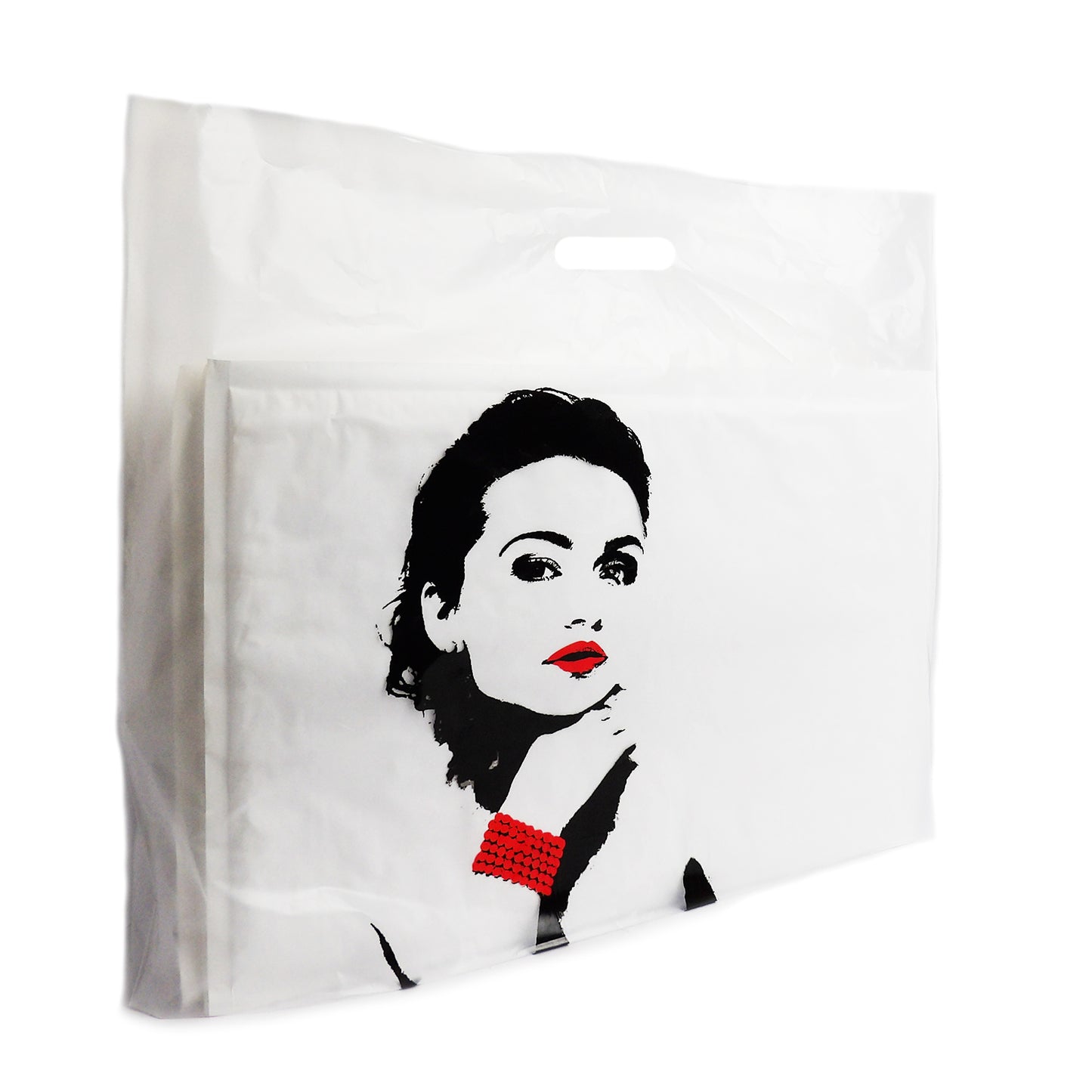 100X Princess Design Plastic Carrier Bags
