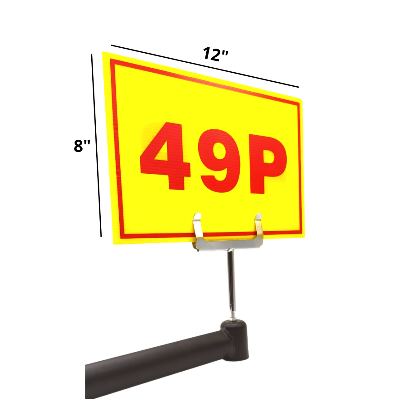 Yellow & Red Sale Sign - 49p
