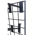 New 4ft Black Grid Panel - Heavy Duty Mesh with T-Leg for durable displays