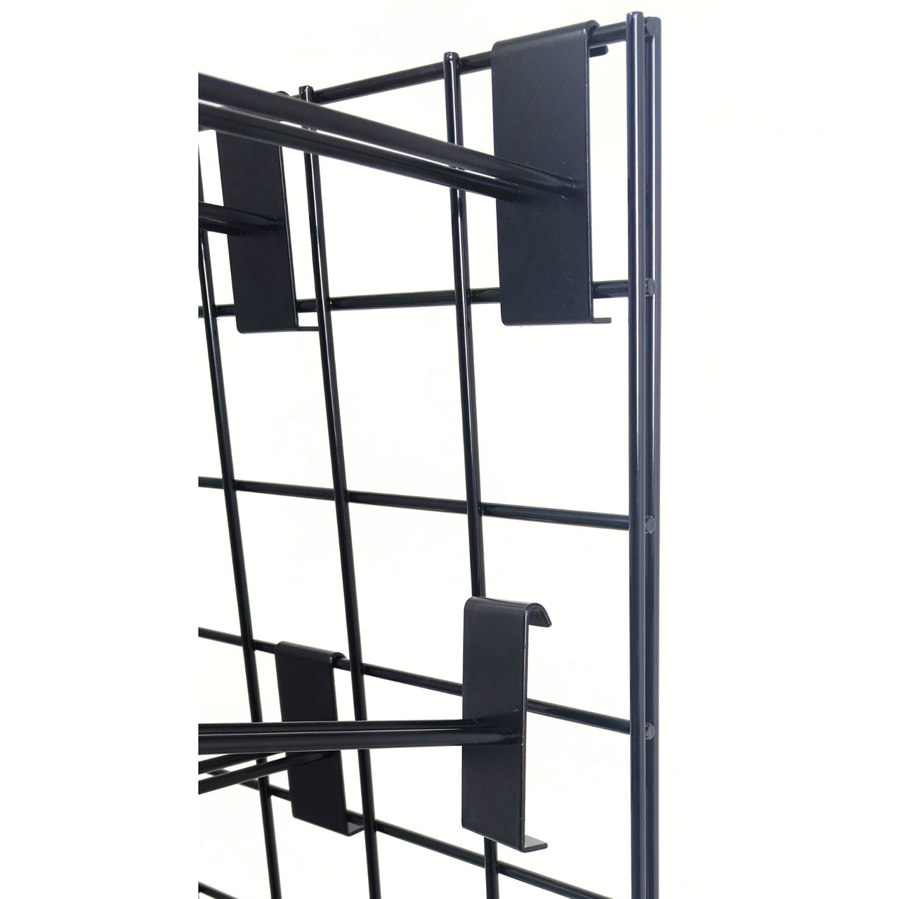 New 4ft Black Grid Panel - Heavy Duty Mesh with T-Leg for durable displays