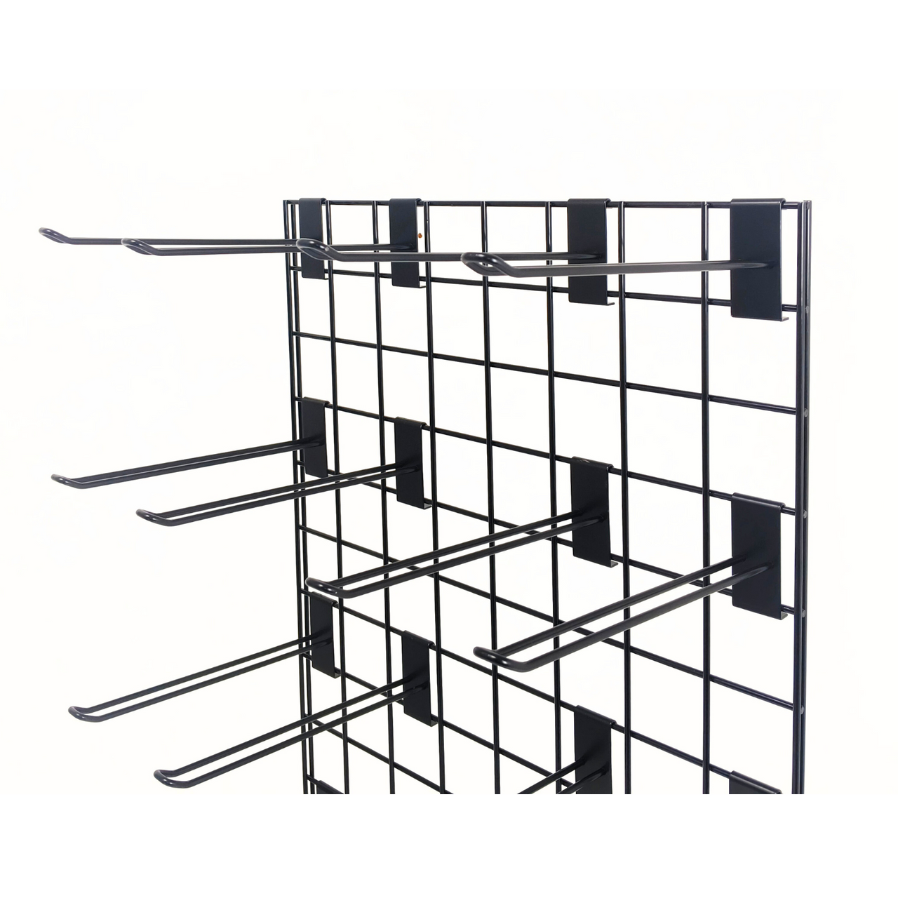 New 4ft Black Grid Panel - Heavy Duty Mesh with T-Leg for durable displays