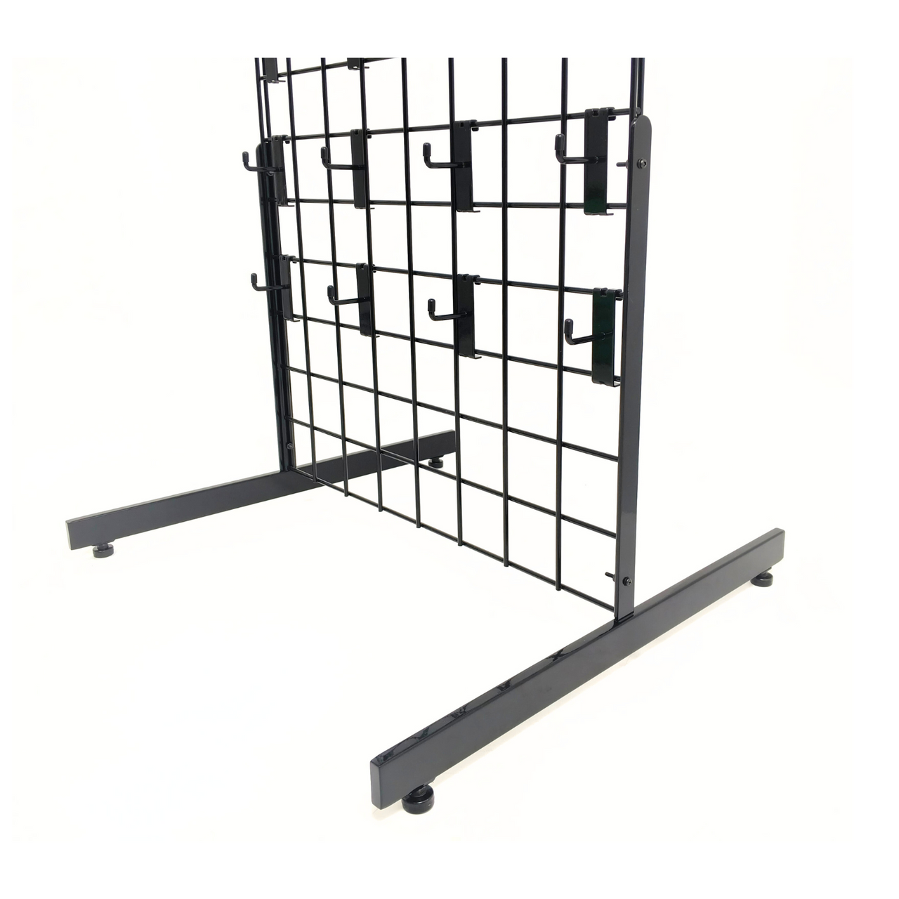 New 4ft Black Grid Panel - Heavy Duty Mesh with T-Leg for durable displays