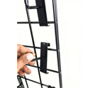 New 4ft Black Grid Panel - Heavy Duty Mesh with T-Leg for durable displays