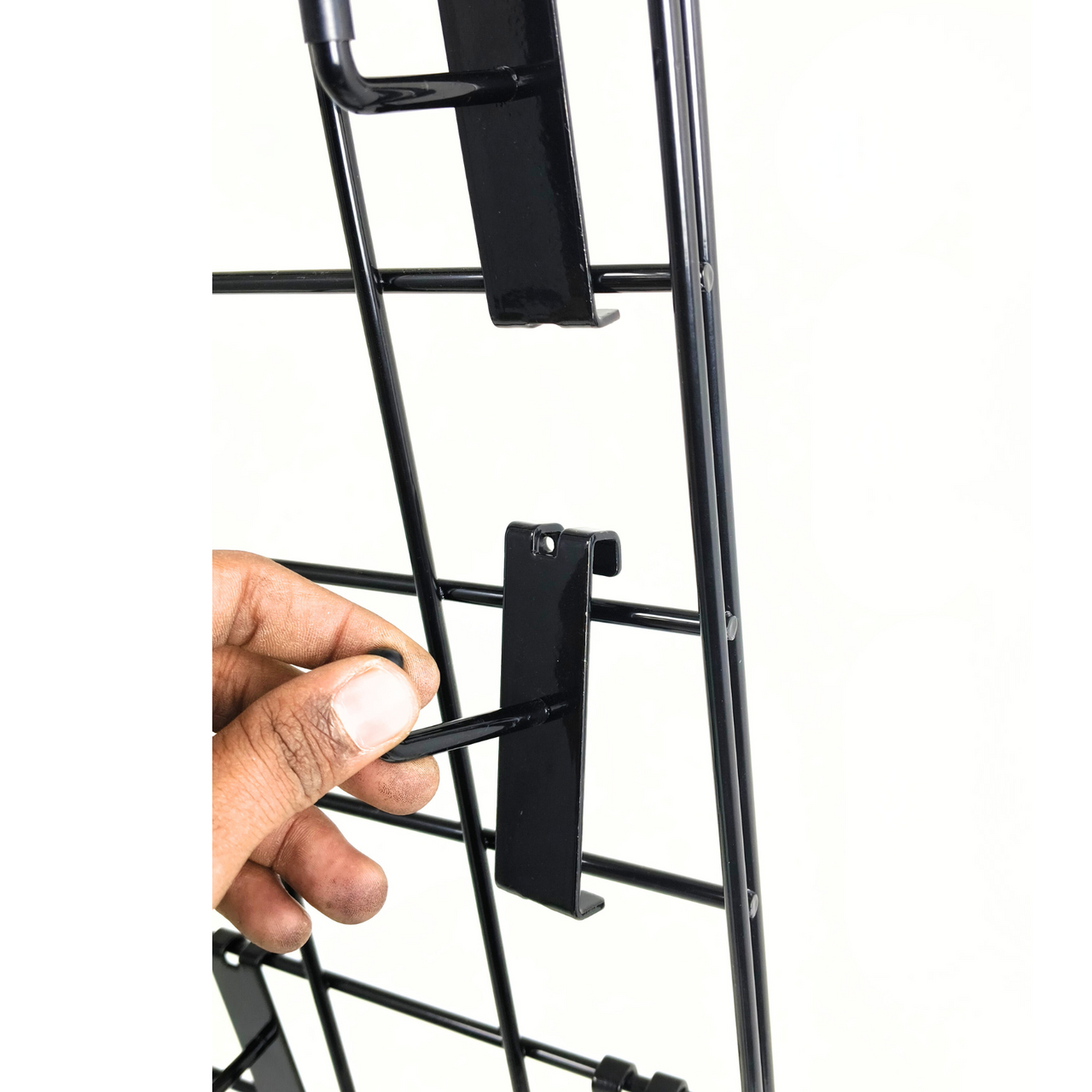 New 4ft Black Grid Panel - Heavy Duty Mesh with T-Leg for durable displays