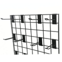 New 4ft Black Grid Panel - Heavy Duty Mesh with T-Leg for durable displays