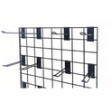 New 4ft Black Grid Panel - Heavy Duty Mesh with T-Leg for durable displays