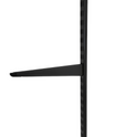 Black Twin Slot Bracket