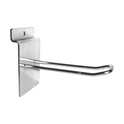 4" Slatwall Euro Hooks Accessory Single Prong Shop Display (4 Inch)