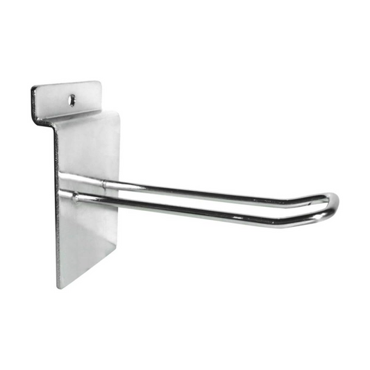 4" Slatwall Euro Hooks Accessory Single Prong Shop Display (4 Inch)