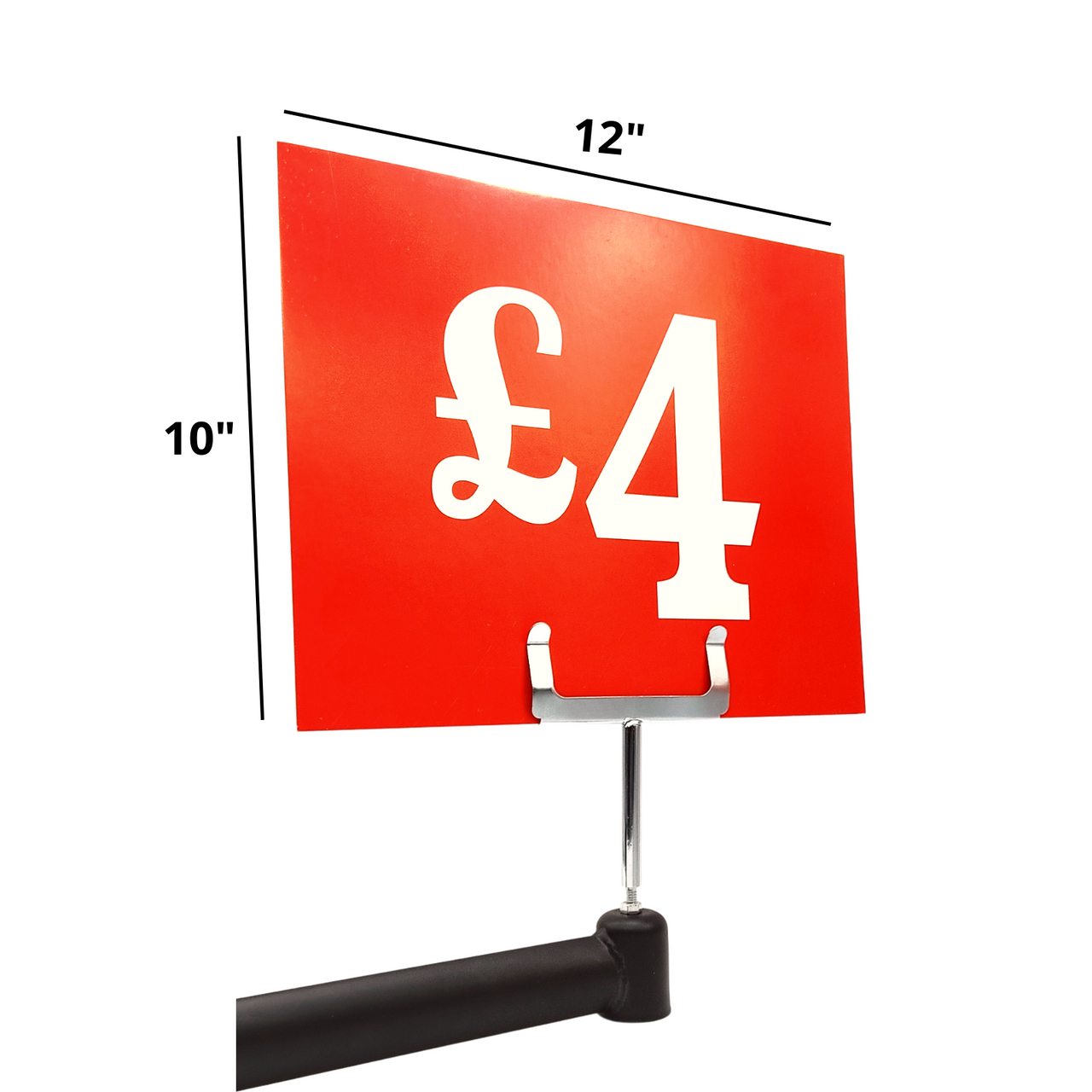 Red Display Cards Signs - £4