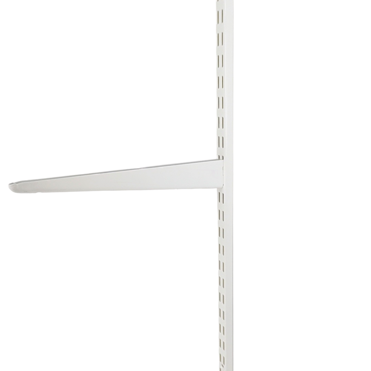 White Twin Slot Bracket