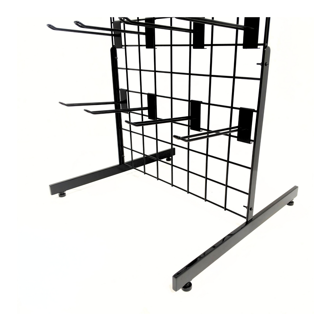 New 4ft Black Grid Panel - Heavy Duty Mesh with T-Leg for durable displays
