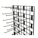 New 4ft Black Grid Panel - Heavy Duty Mesh with T-Leg for durable displays