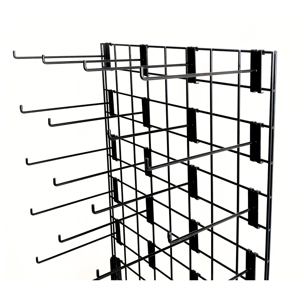New 4ft Black Grid Panel - Heavy Duty Mesh with T-Leg for durable displays
