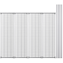 4 Tier Chrome Wire Shelving - 6ft Height