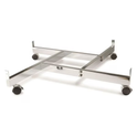Four-Way Chrome Base For Mesh Panels