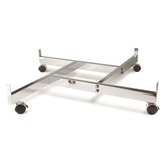 Four-Way Chrome Base For Mesh Panels
