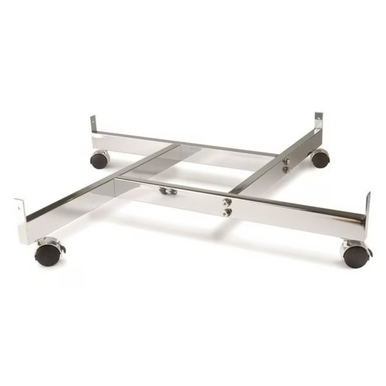 Four-Way Chrome Base For Mesh Panels