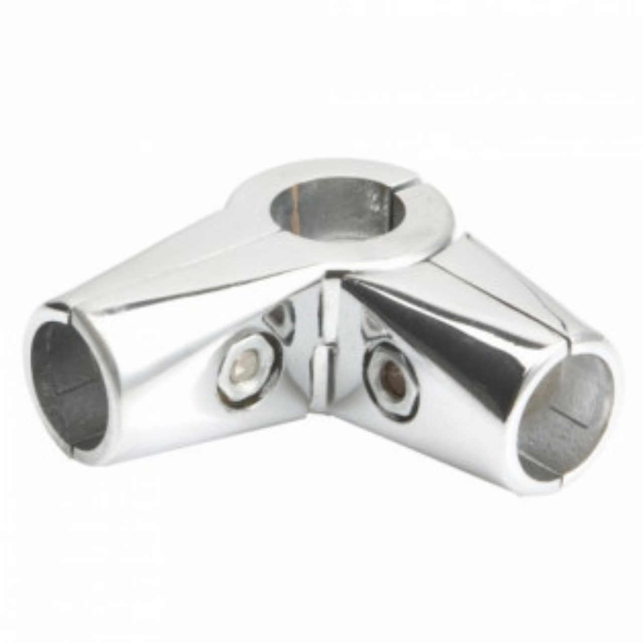 4-way Clamp For Walk In Wardrobe Chrome Tubing Hanging Rail System