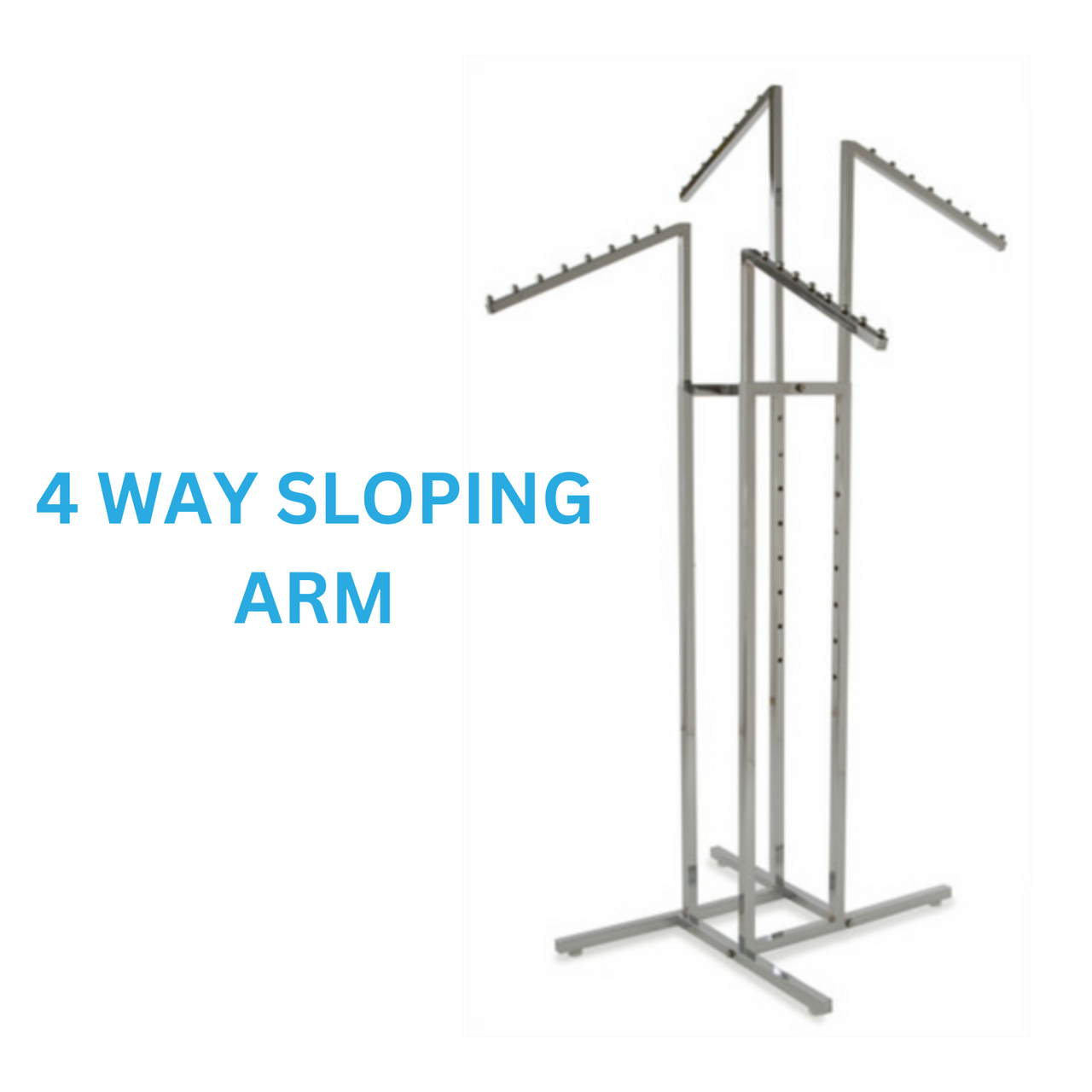 Heavy Duty Fashion Rails 4 / 2 Way, Spiral, Circular Rail, 1 Or 2 Tier Hat Stand
