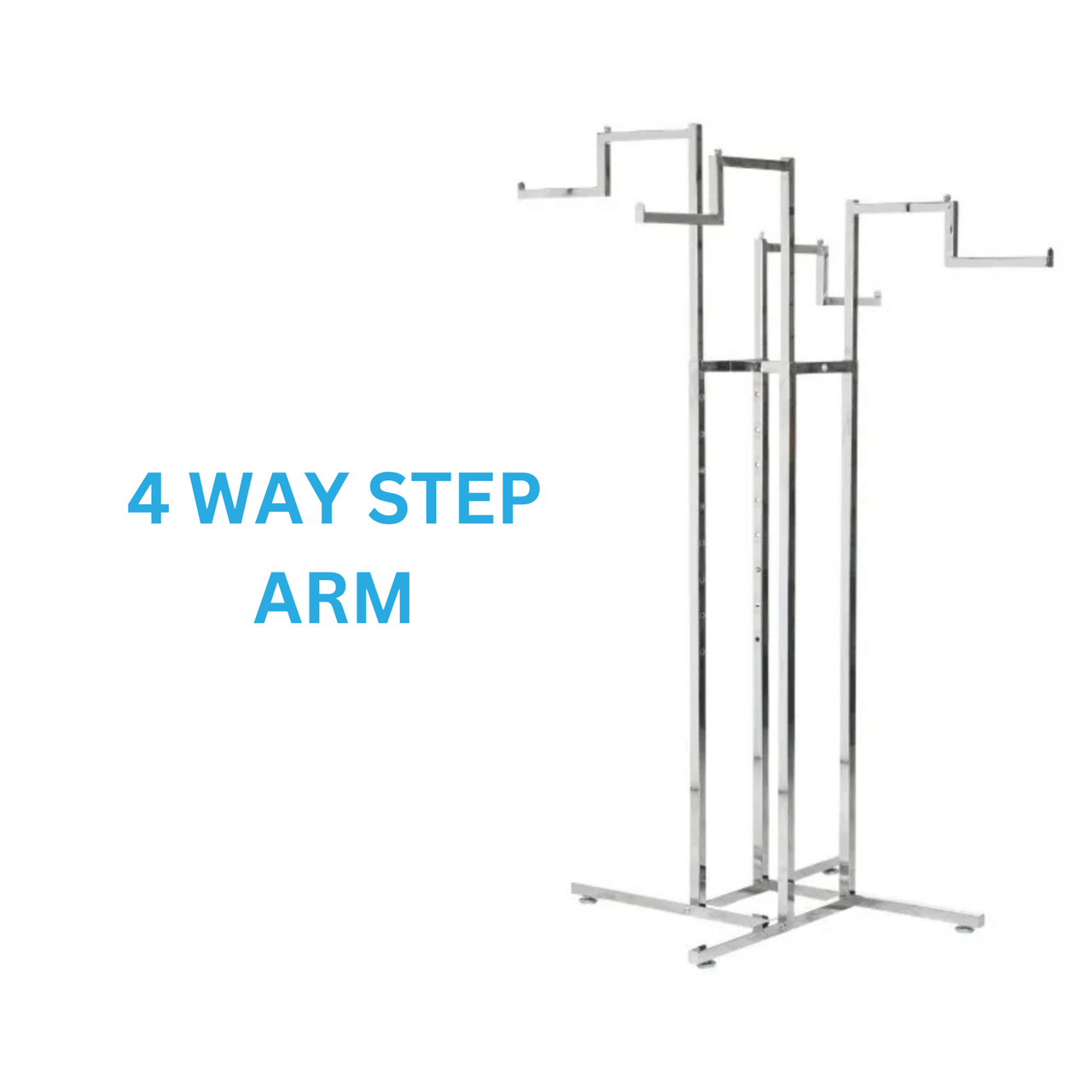 Heavy Duty Fashion Rails 4 / 2 Way, Spiral, Circular Rail, 1 Or 2 Tier Hat Stand