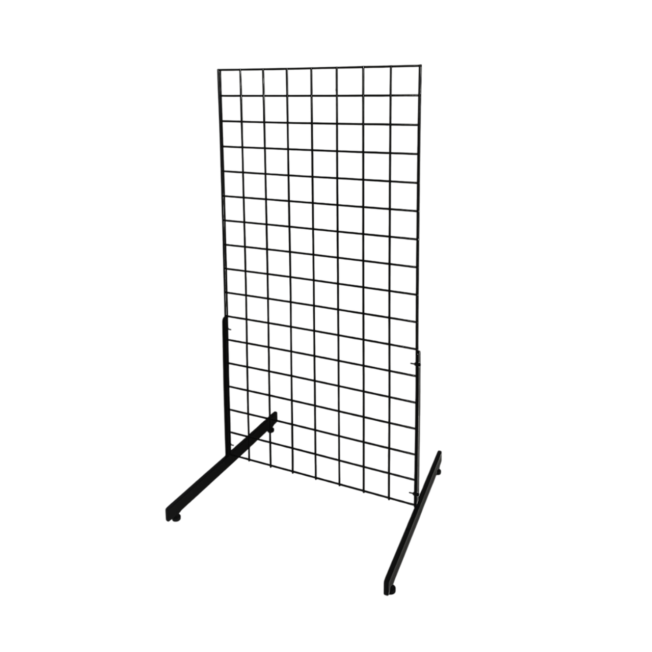 New 4ft Black Grid Panel - Heavy Duty Mesh with T-Leg for durable displays