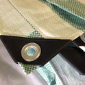 Green / White 170 Gsm Market Stall Tarps