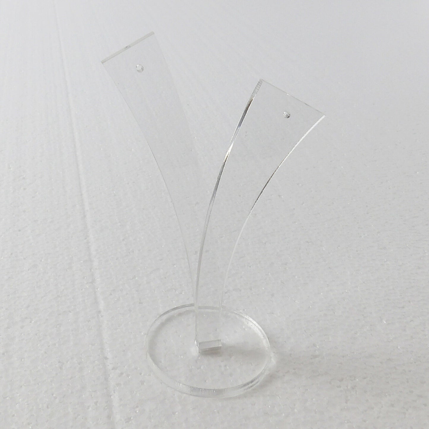 Leaf-Shaped Acrylic Drop Earring Stud Jewellery Display Stands Racks for Elegant Jewellery Presentation