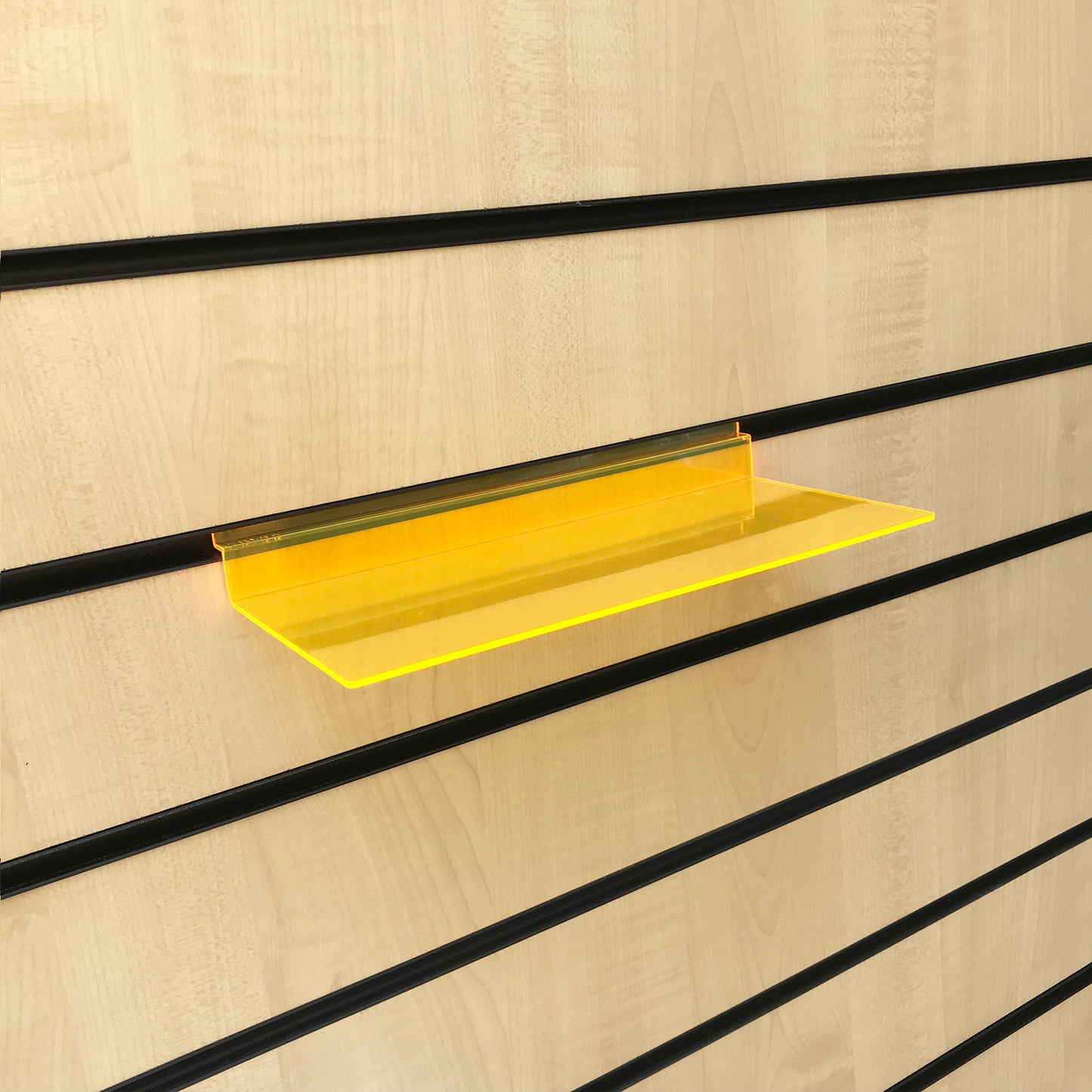 Slatwall Slat Board Display Shelves - Multiple Sizes and Packs for Shoes and Bags