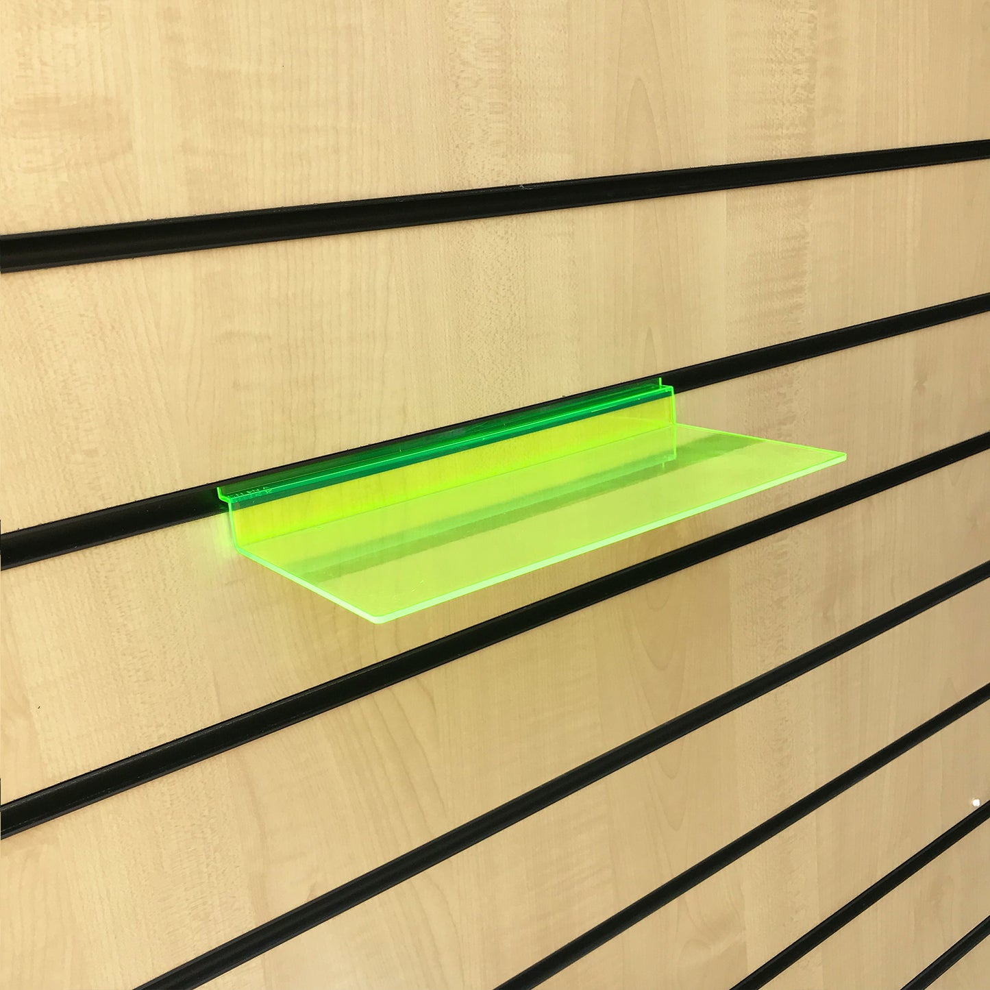 Slatwall Slat Board Display Shelves - Multiple Sizes and Packs for Shoes and Bags