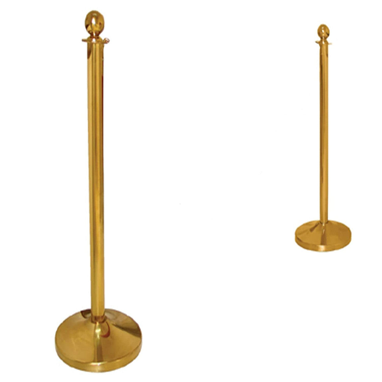 Gold Premium Quality Polished Stainless Steel Queue Barrier Posts