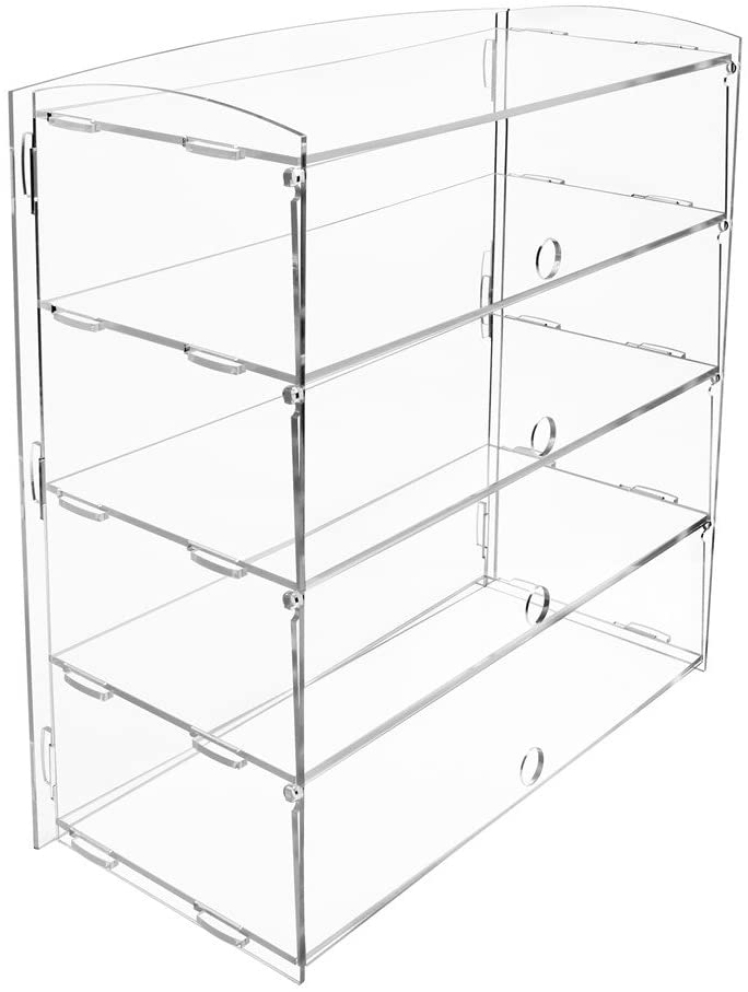 Acrylic Bakery Pastry Display Case Stand Cabinet Cakes Donuts Cupcakes Pastries