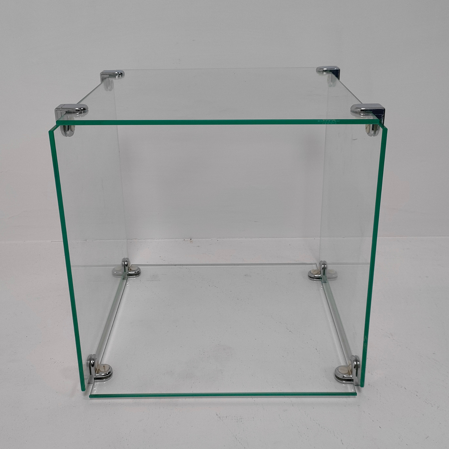 New Toughen Glass Cube Display Set Counter Top or Free standing Displays SIZE 1