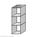 New Toughen Glass Cube Display Set Counter Top or Free standing Displays SIZE 3