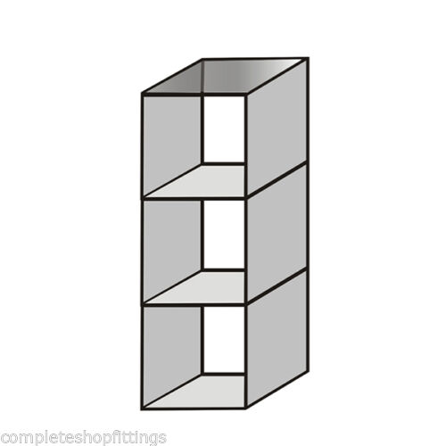 New Toughen Glass Cube Display Set Counter Top or Free standing Displays SIZE 3