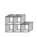 New Toughen Glass Cube Display Set Counter Top Or Free Standing Displays Size 5