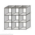 New Toughen Glass Cube Display Set Counter Top Or Free Standing Displays Size 9-A