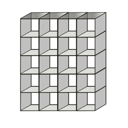 New Toughen Glass Cube Display Set Counter Top Or Free Standing Displays Size 20