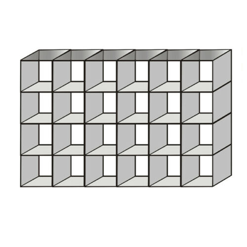 New Toughen Glass Cube Display Set Counter Top Or Free Standing Displays Size 24