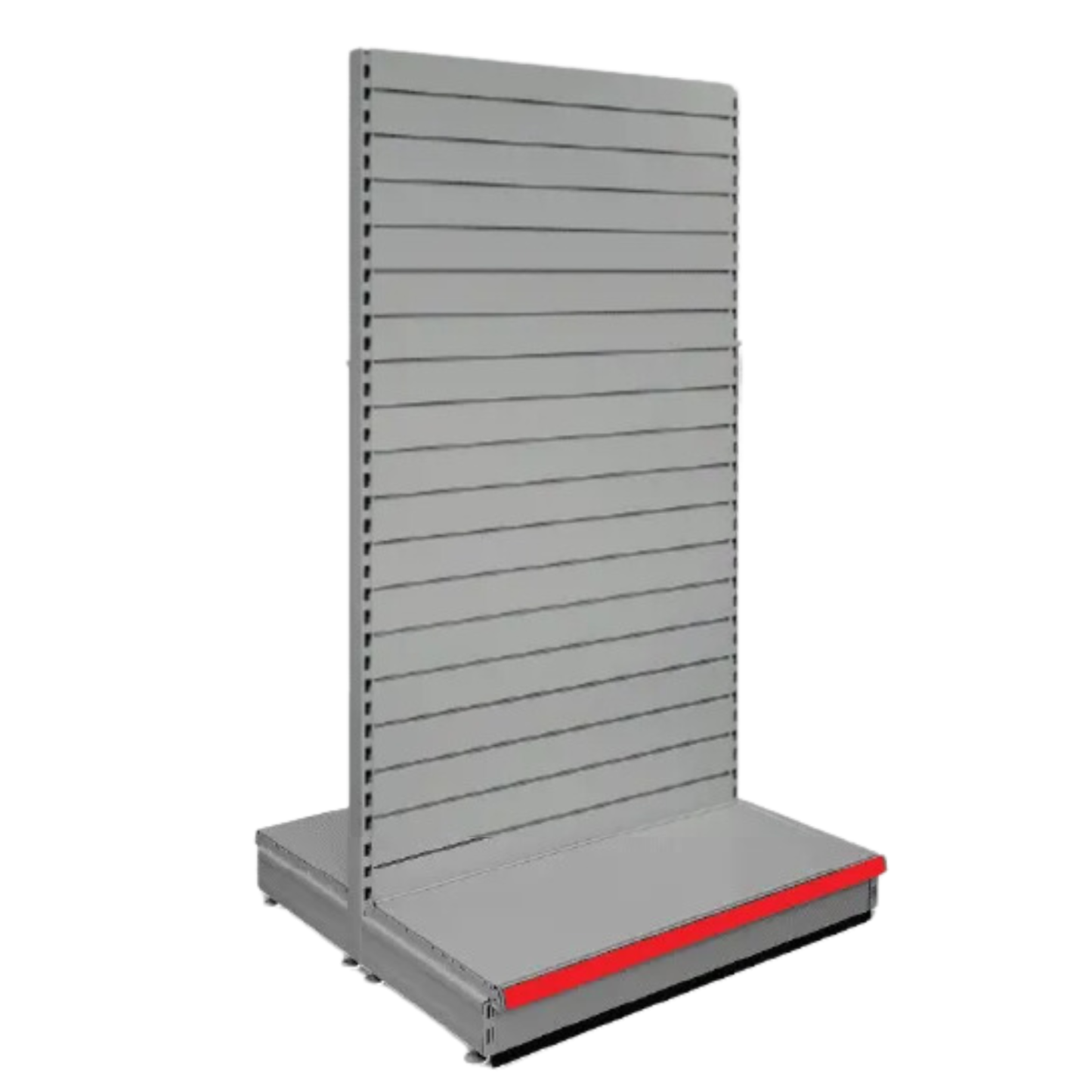 Retail Slatwall Back Panel Shelving Unit - H180cm X W125cm