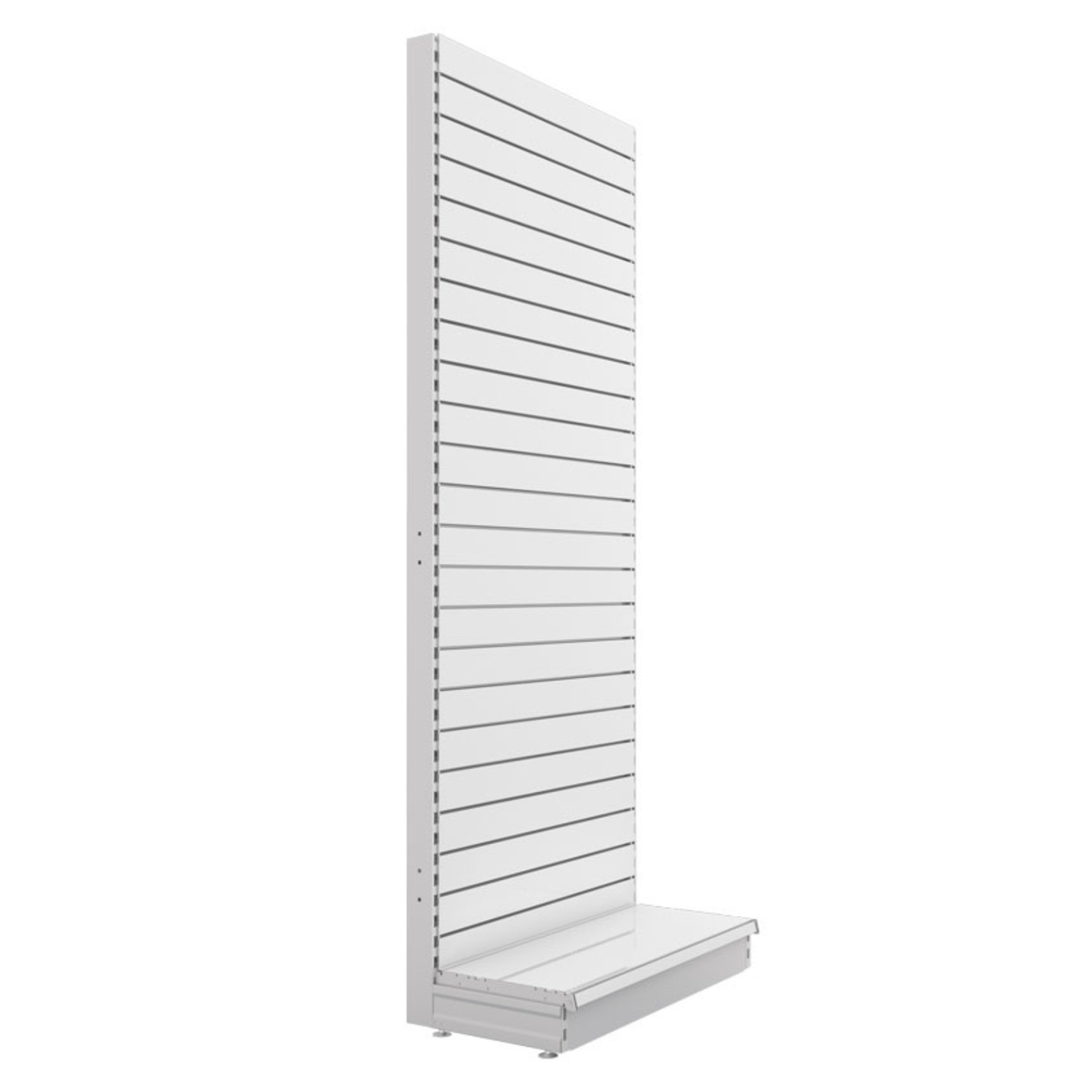 Retail Slatwall Back Panel Shelving Unit - H260cm X W80cm