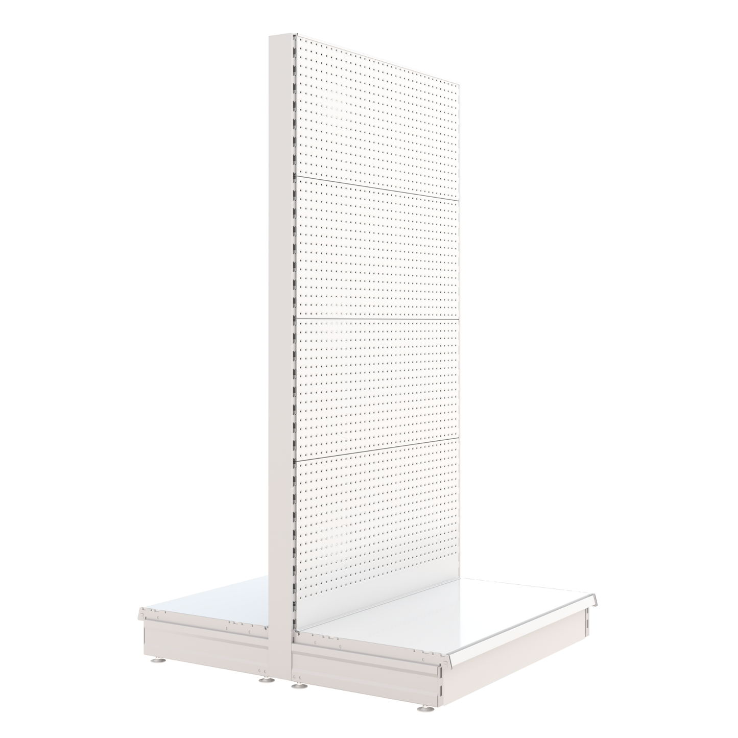 Retail Perforated Back Panel Retail Shelving - H240cm X W80cm