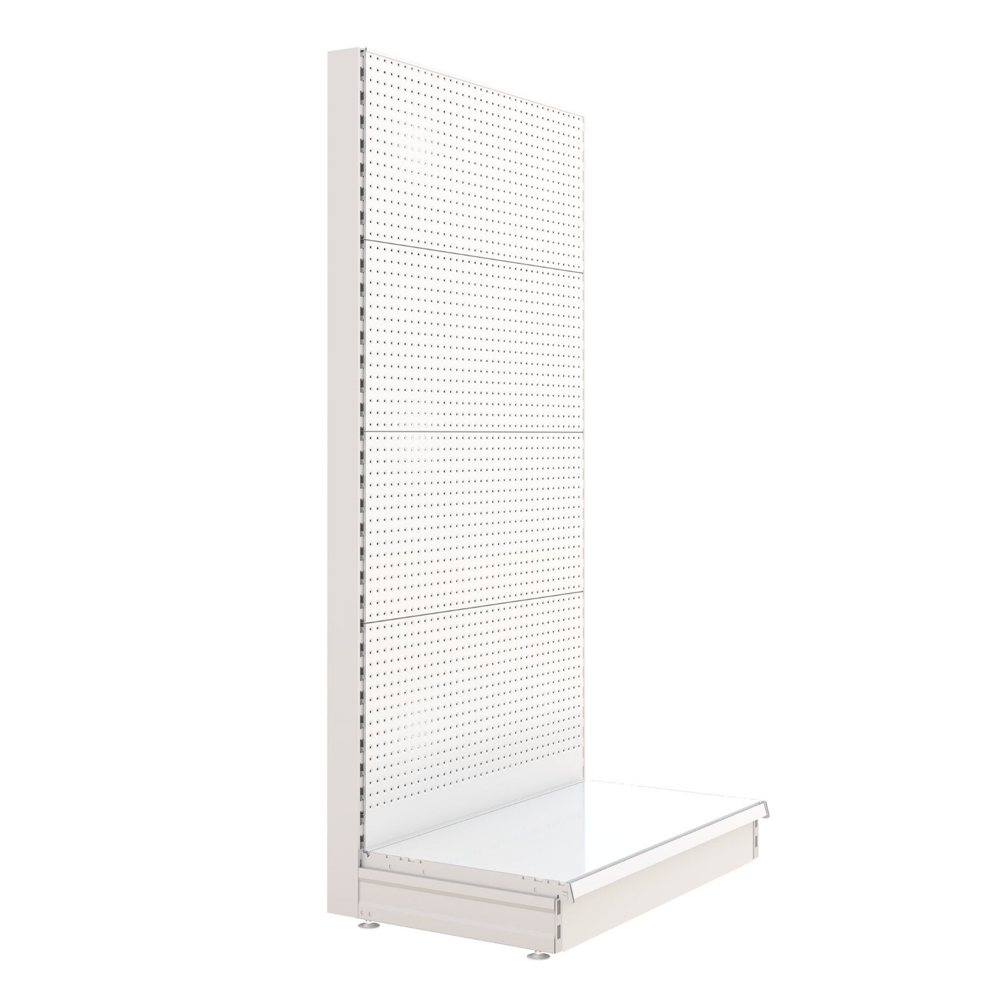 Retail Perforated Back Panel Retail Shelving - H240cm X W100cm