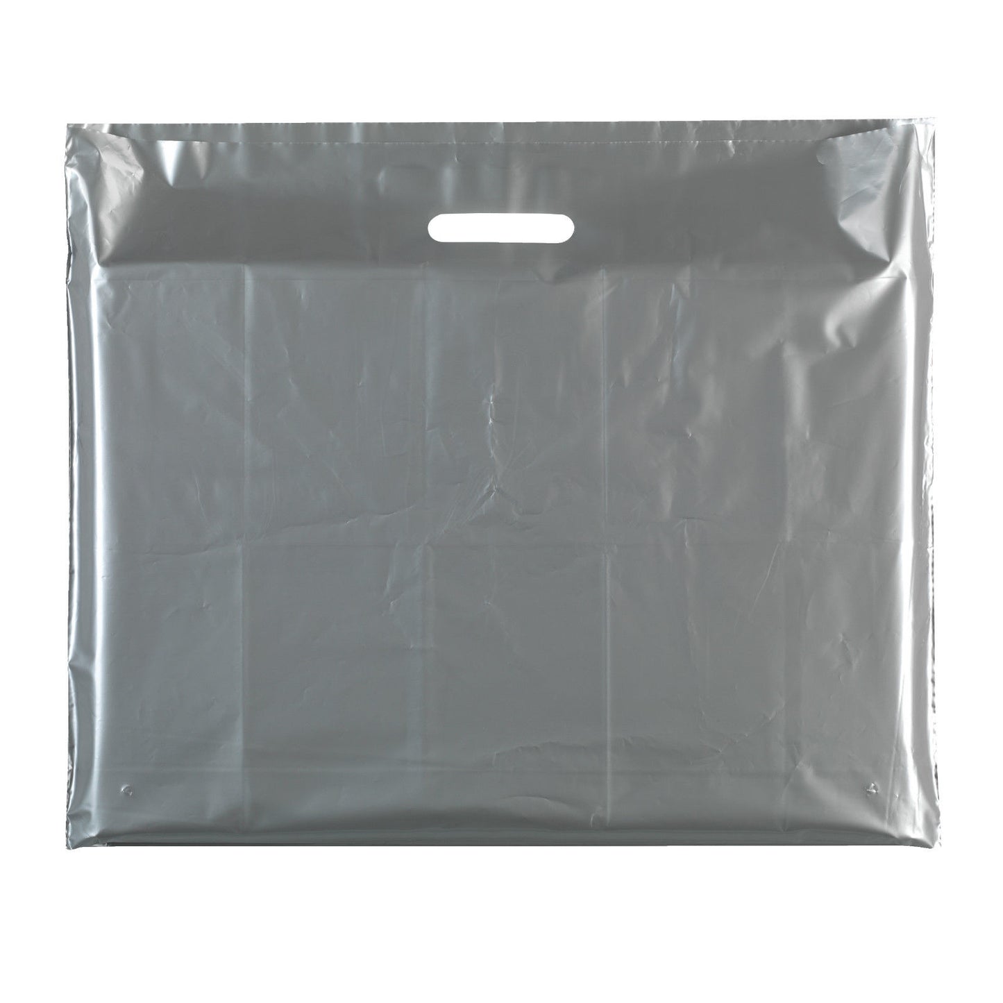 Plastic Plain Silver Carrier Bags